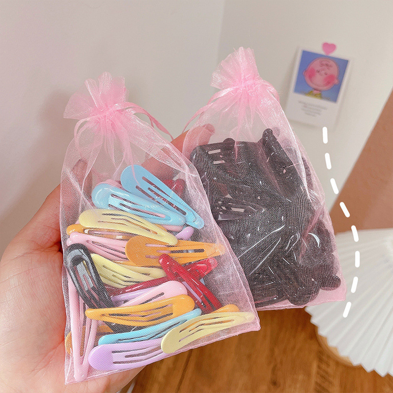 Wholesale popular hair clips, macaron hair clips, Hyuna candy color resin bangs clips, girl heart resin bb clips full figure