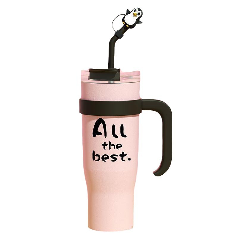 Best-selling 40oz Jumbo ice cup, high-quality appearance water cup for foreign trade, car straw insulated cup, large-capacity car cup Item Picture