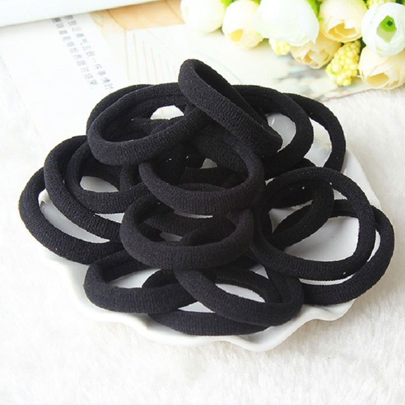 Adult towel band, hair band, black hair tie, seamless basic base, hair tie, hair band, wholesale from the manufacturer Specification drawing