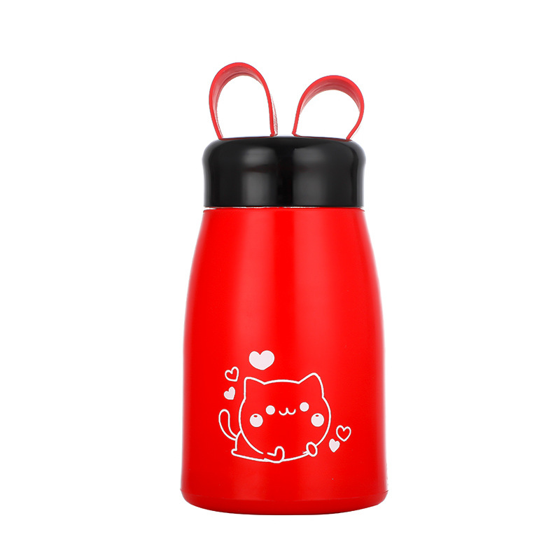 Creative cartoon cat glass cups, opening event advertising cups, portable gift cups, and printed logos Item Picture