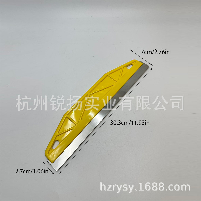 Special offer wallpaper, wall fabric, mural cutting knife, scraper, construction tools, stainless steel plate, wall paper scraper, wallpaper ruler undefined