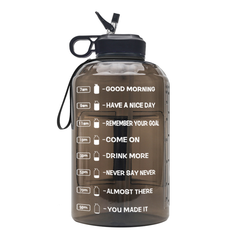 One-gallon gradient color 3.78L plastic large water bottle, best-selling on Amazon, portable sports water bucket Application Scenario