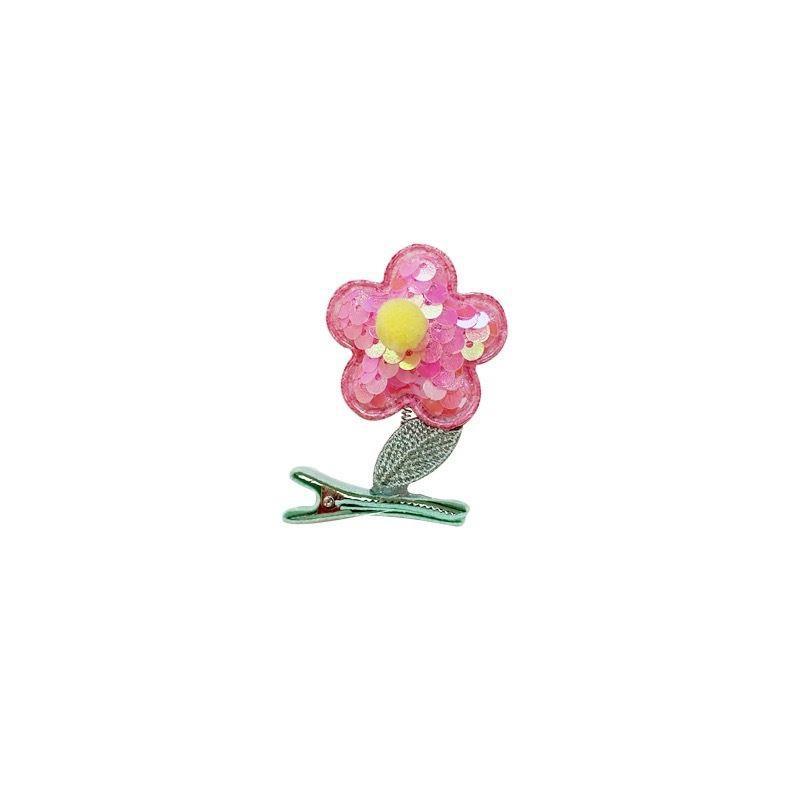 New sequined little flower shaking hair clip, cute three-dimensional hair clip, children's hair accessory, creative headwear, cute spring hair Item Picture