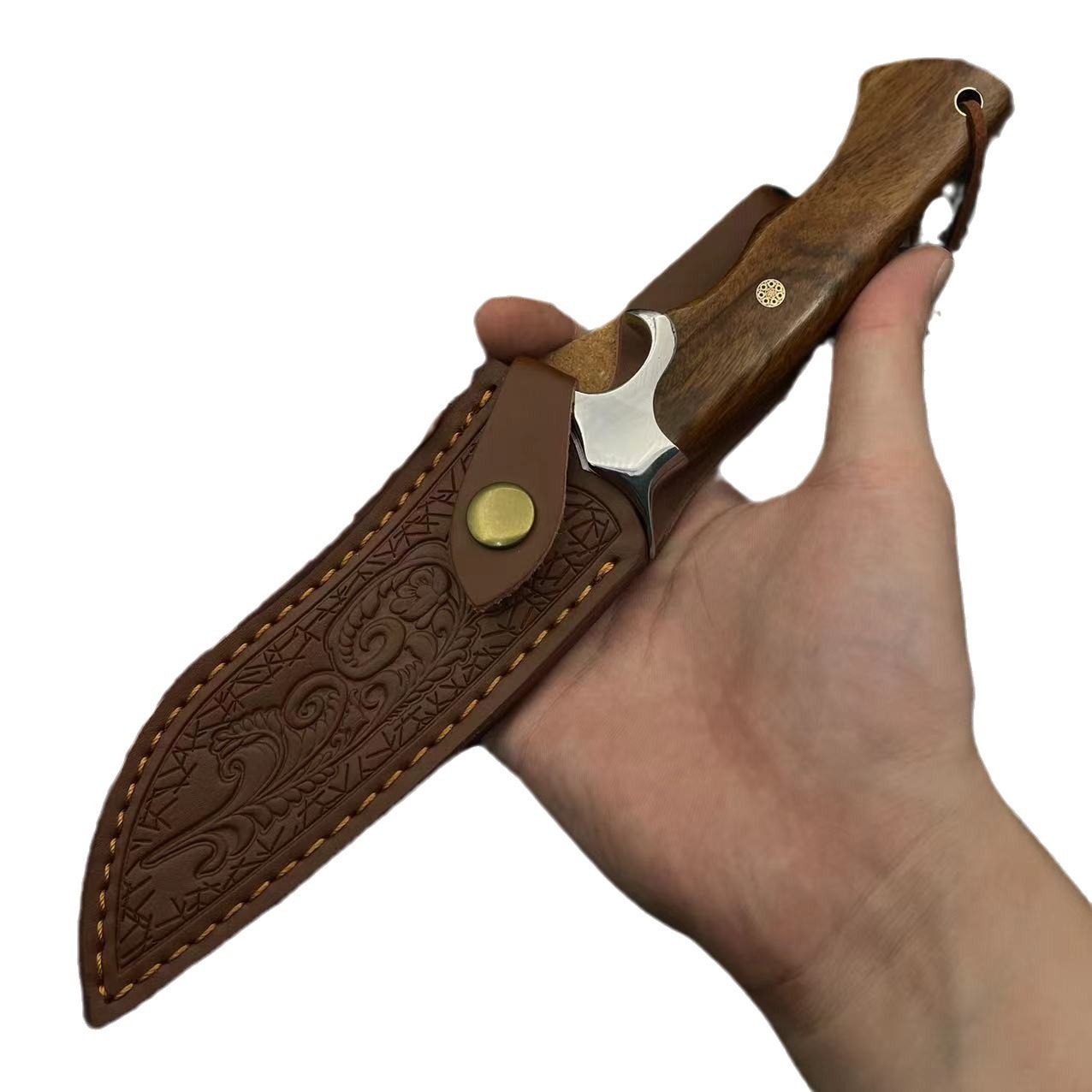 Cross-border multi-functional Dawn M390 Outdoor camping survival all-in-one knife handle meat knife Portable self-defense tactical knife Item Picture