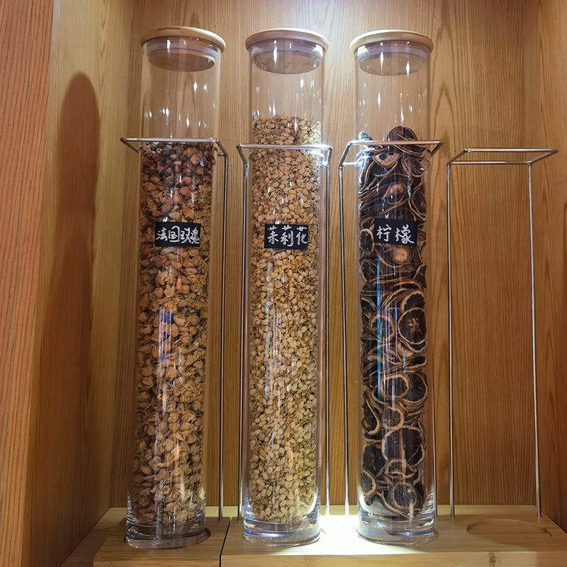 Coffee bean sealed cans, flower tea storage cans, grain and dry goods storage cans, food-grade PC transparent plastic cans in stock details Picture