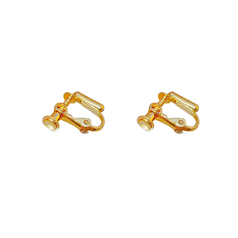 Ear clip converter, no ear hole, ear needle, ear nail to ear clip spiral diy accessory, simple and trendy style accessory Item Picture