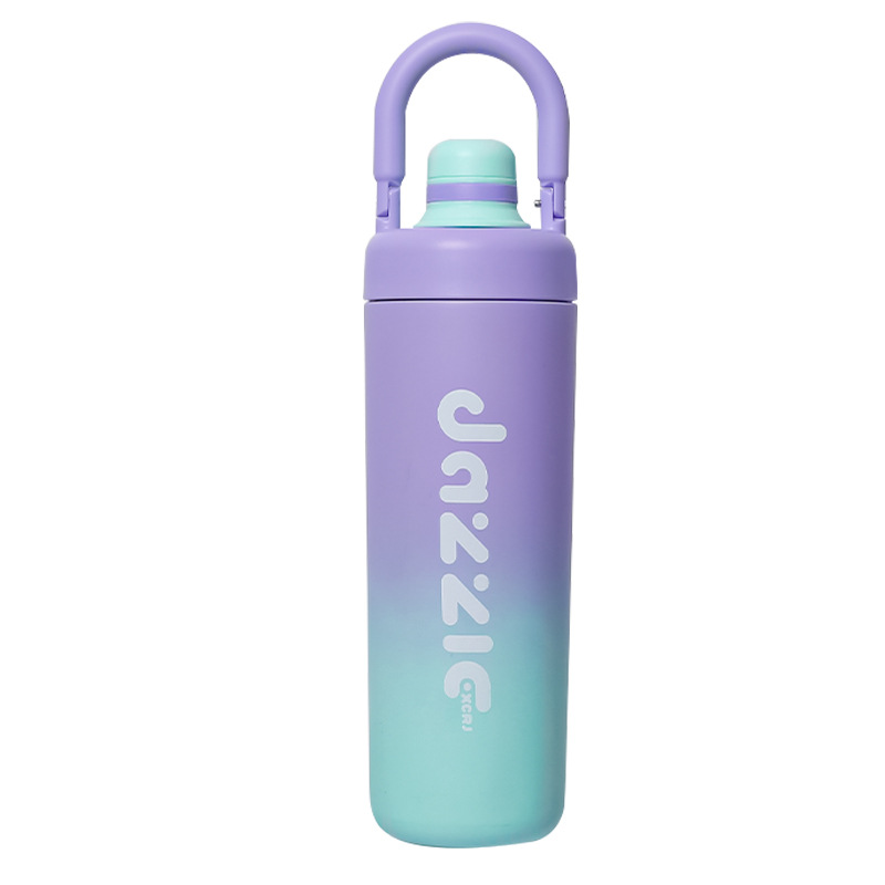 Vacuum 304 stainless steel outdoor large-capacity water cup for female students, anti-drop and simple Yongkang water cup Item Picture