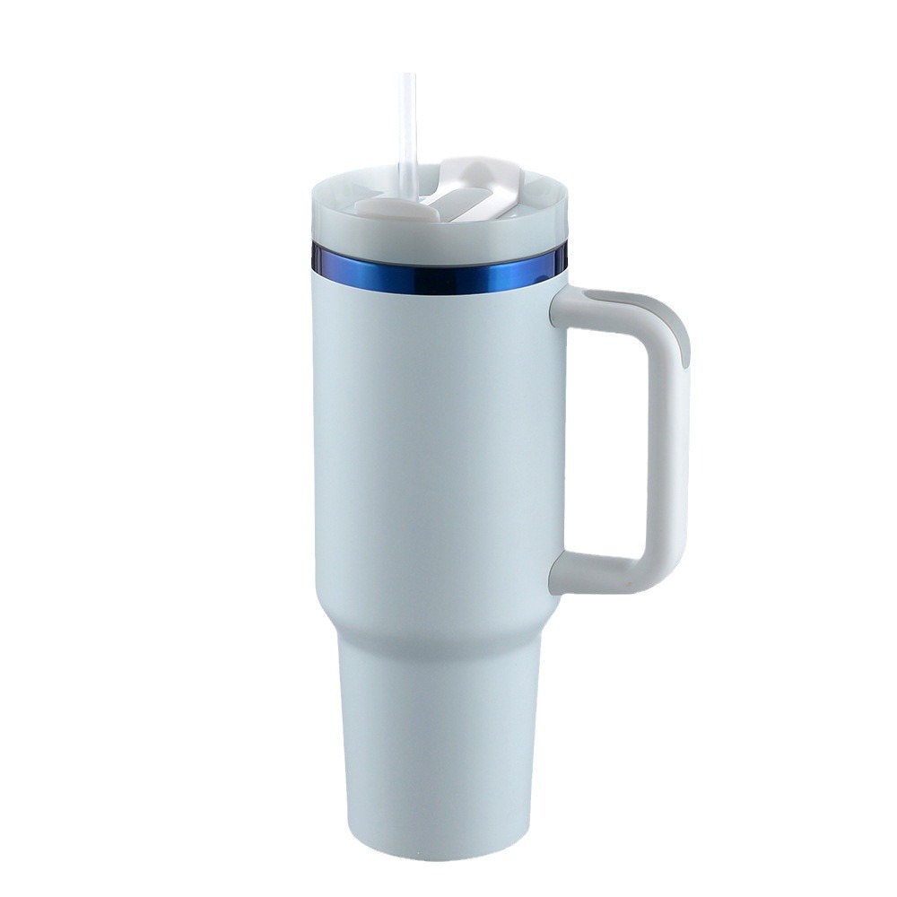 Amazon 40oz handle cup, large capacity car water cup, stainless steel insulated cup, cold preservation ice cup wholesale Item Picture