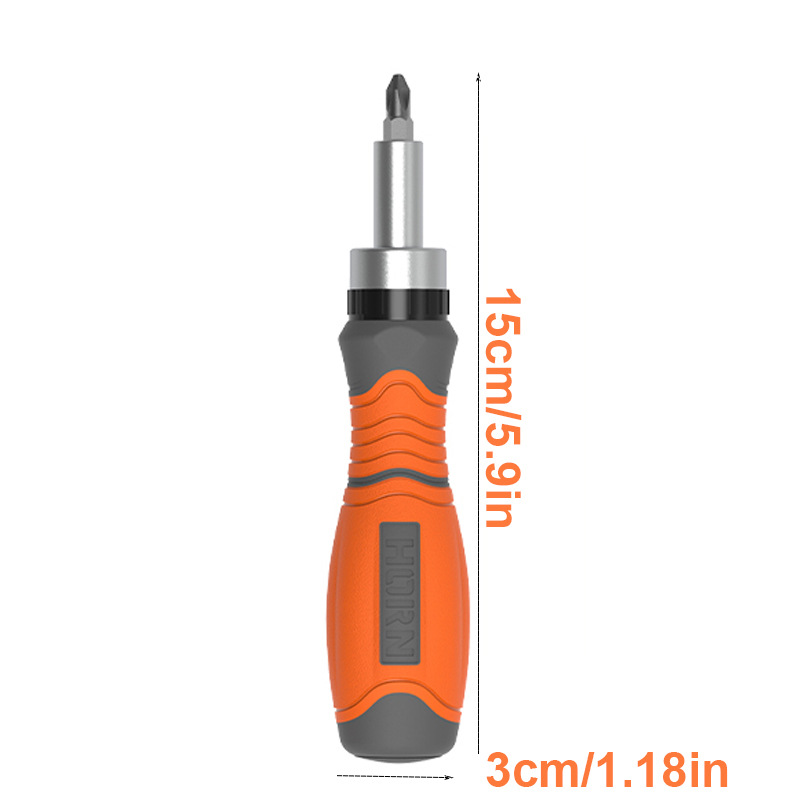 Ratchet screwdriver set, an industrial-grade multi-specification auto repair tool 11-in-1 precision cross-border bestseller undefined
