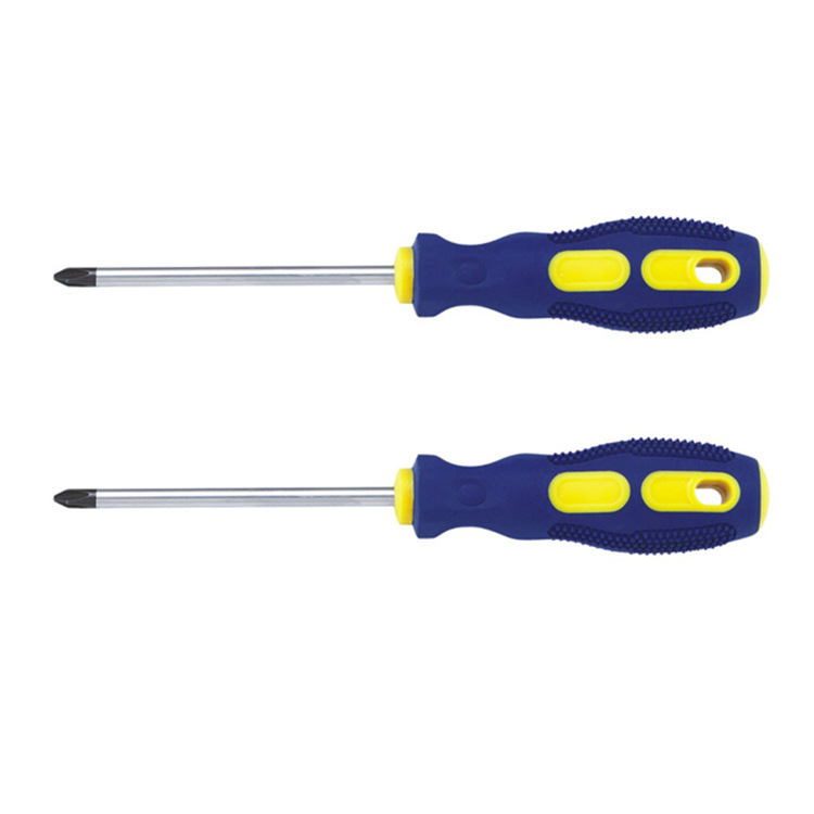 Wholesale anti-slip handle manual screwdrivers, plum blossom screwdrivers, 6-inch cross-head screwdrivers, precision hardware screwdriver tools undefined