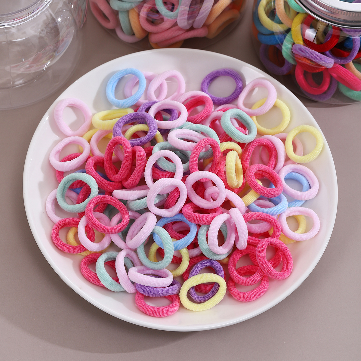 Wholesale Korean children's hair bands, towel bands, hair ties for girls and babies, hair ties, Daisy bags, hair bands and head accessories details Picture