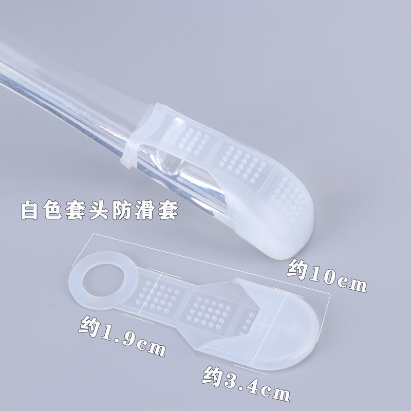 Special anti-slip sleeves for clothing store hangers, rubber sleeves, silicone anti-slip pads, wooden and plastic hangers, anti-slip strips, glue Item Picture