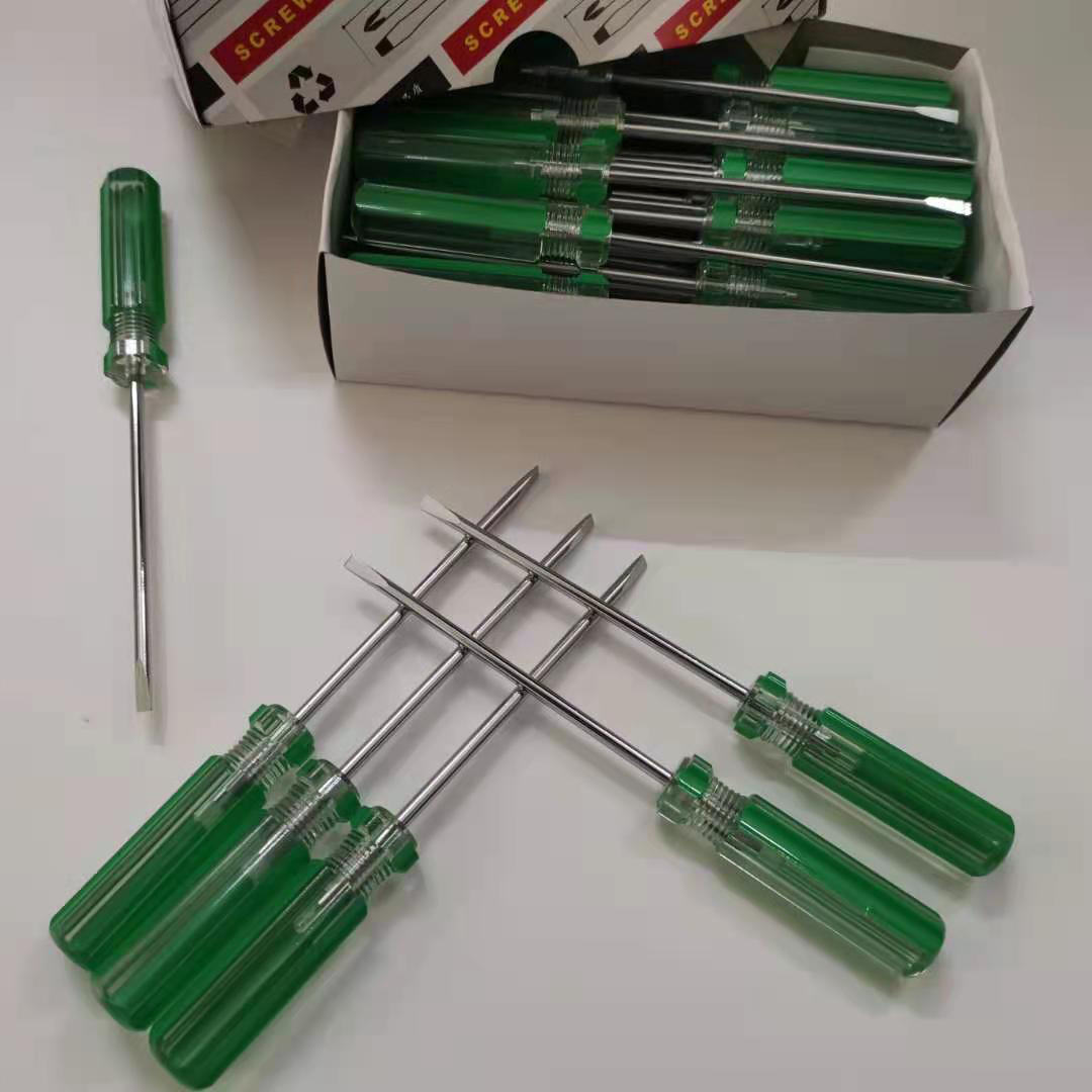 Straight-head screwdriver, 3mm flat-head screwdriver, 2.5MM small flat-head screwdriver, straightening edge screwdriver, terminal block screwdriver full figure