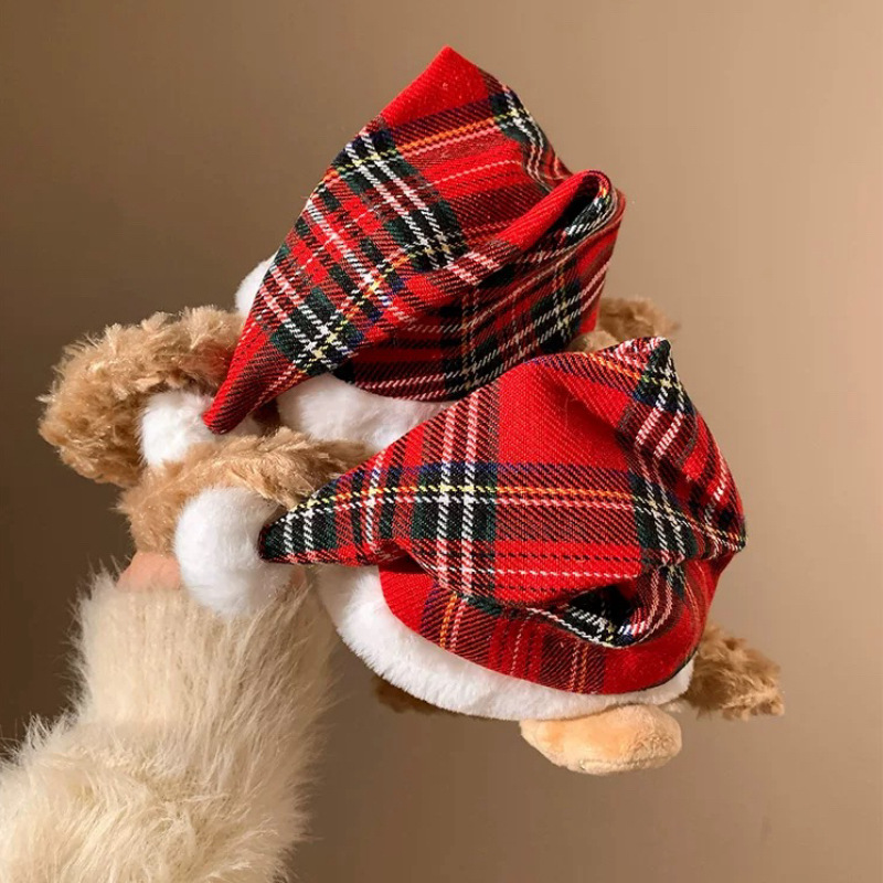 New cute Duffy Christmas hat, plush hairband, women's amusement park photo shoot, face wash makeup, hair accessory, headband for autumn and winter details Picture
