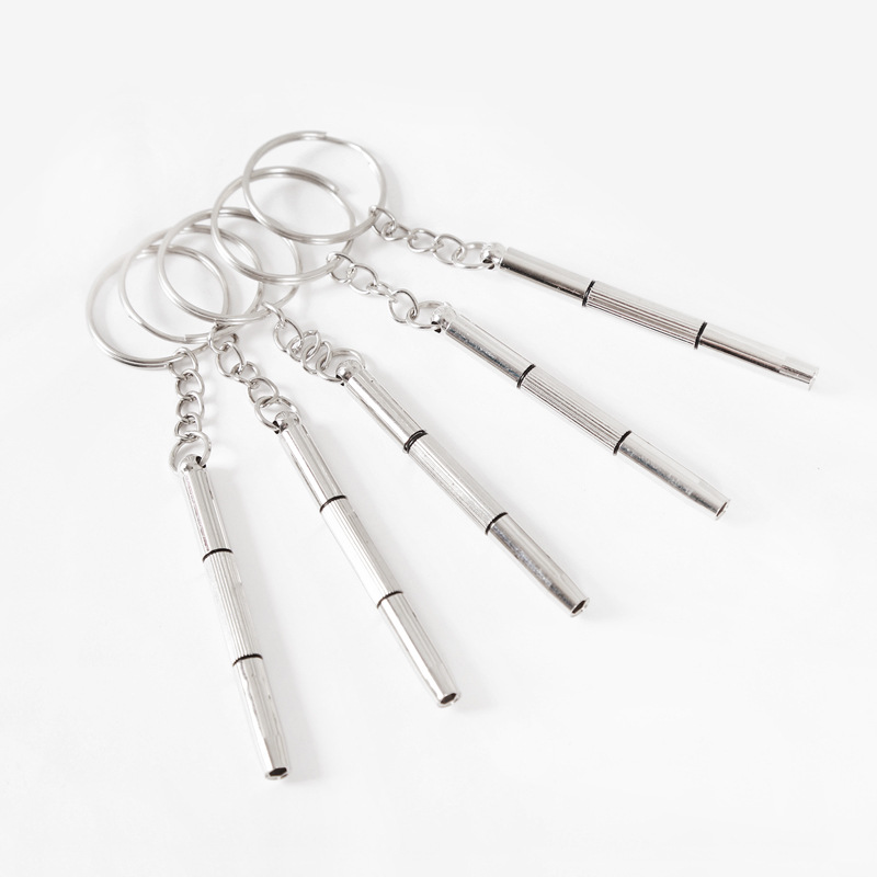 Multi-functional glasses screwdriver, portable three-in-one mini screwdriver, a three-in-one repair tool for glasses, watches and mobile phones full figure