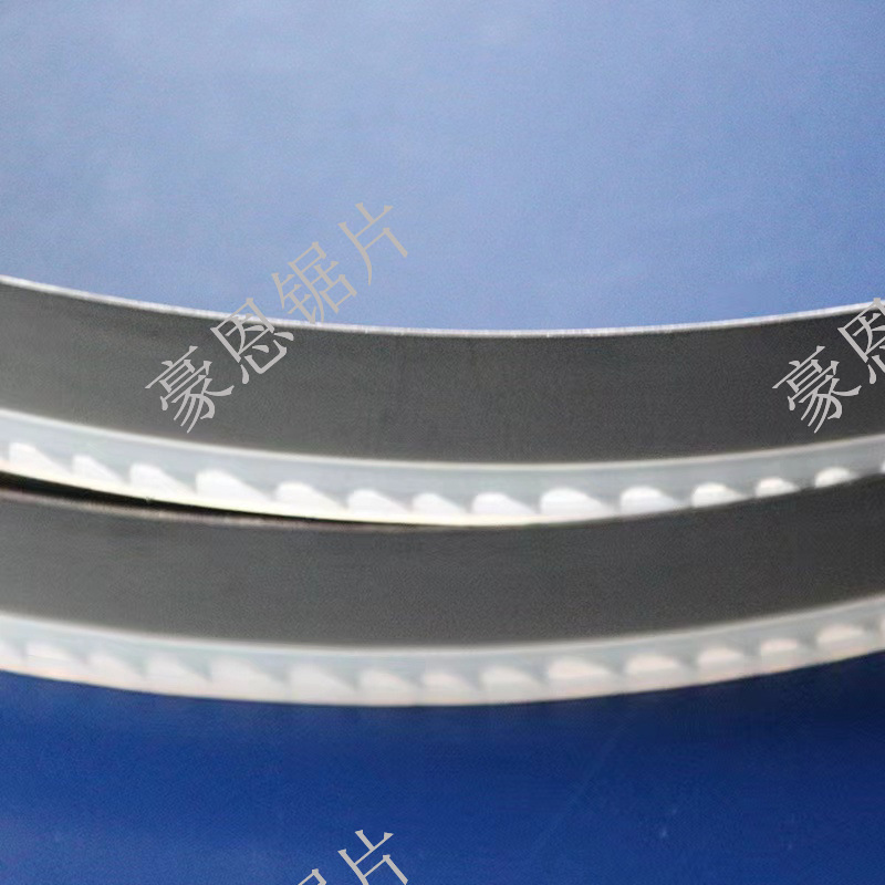 Cutting stainless steel die steel iron pipes with M42 bimetallic band saw blades for 835 1140 1400 3505 machines Specification drawing