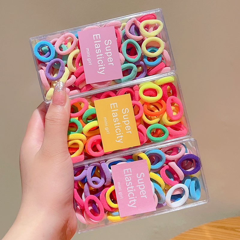 Children's rubber bands, girls' hair ties, high appearance level, girls' hair won't hurt, babies' braids, hair ties, girls' ponytails, rubber bands and rubber rings full figure