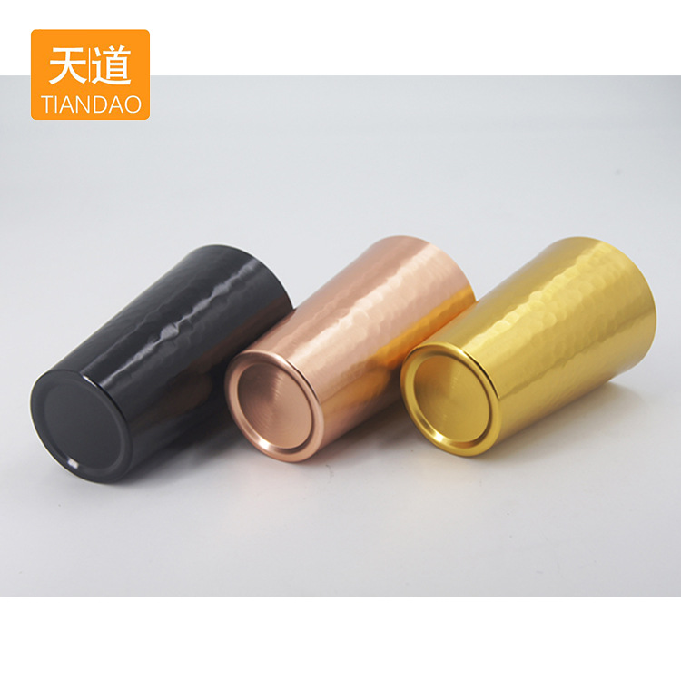 Metal craft aluminum cups, outdoor camping cola cups, drinking cups, personalized hammer-patterned cold drink cups, creative Japanese-style aluminum cups Specification drawing
