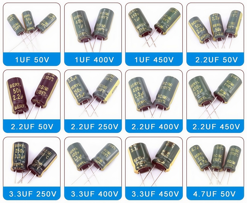 电解电容10UF 400V电容器8*12 8*13 10*13 10*16详情1