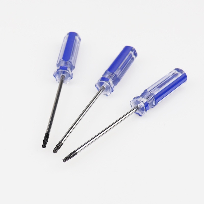 The manufacturer of game console disassembly and hardening with holes and external hexagonal screwdrivers supplies 3mm crystal handle cross-head screwdrivers Application Scenario