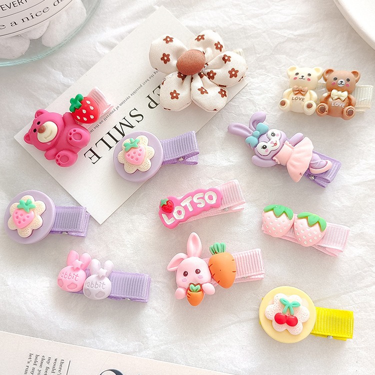 The new autumn and winter hair ties and accessories of 2023, cute cartoon baby hair bands, popular little girl high-elasticity rubber bands Specification drawing