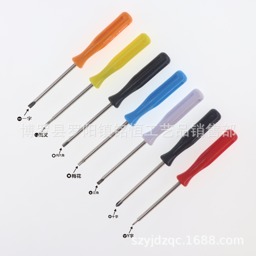 T8 Plum blossom handle screwdriver, 360 wired handle hexagonal hollow screwdriver, T8 Item Picture