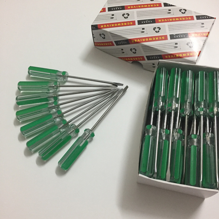 3MM flat-head screwdriver, 5mm cross-head screwdriver, large cross-head screwdriver, 6MM large flat-head screwdriver manufacturer Specification drawing