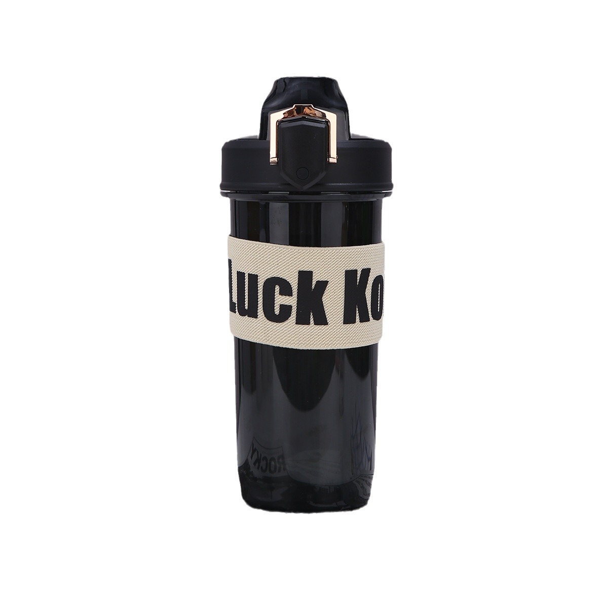 Popular Instagram plastic water cup, large-capacity double-layer straw cup, outdoor sports and fitness, high appearance level, lockable cup Item Picture