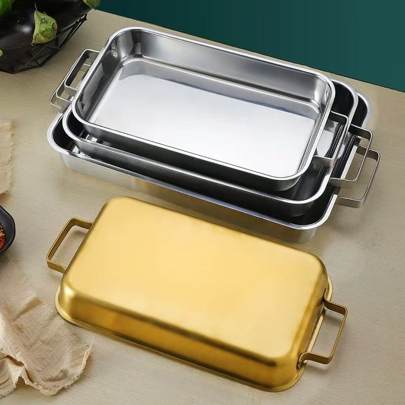 韩式多用盘6CM（52*34*6）钛金