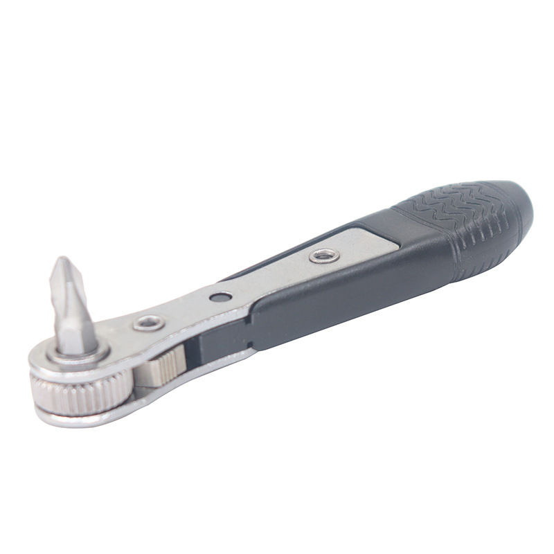 Second-generation 36-tooth ratchet screwdriver, a tool for removing narrow and small space gaps, L-shaped right-angle bend cross screwdriver Item Picture