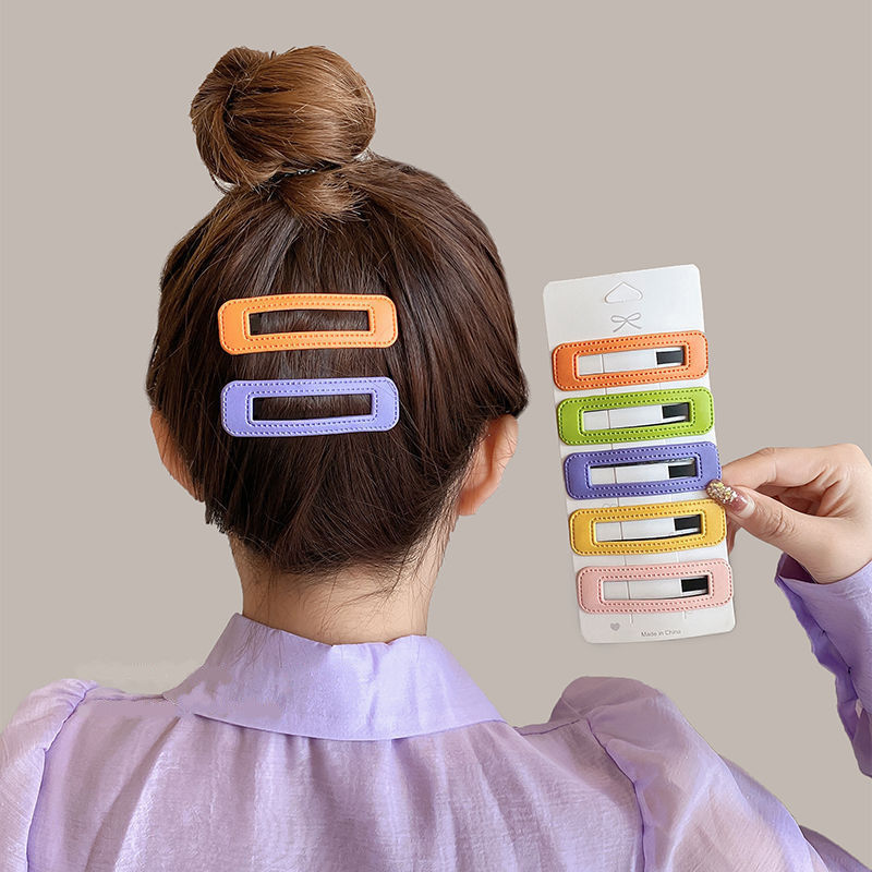 Wholesale of 2022 popular broken hair clips, BB clips, side clips, candy-colored bangs, forehead clips, hair clips, and hair accessories for the back of the head Specification drawing