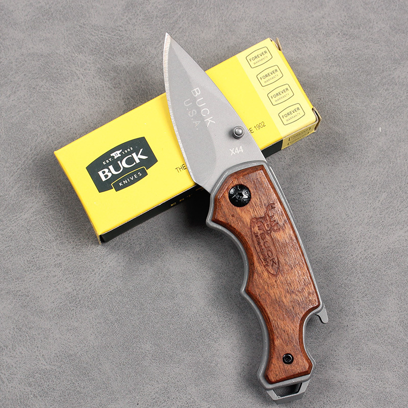 BUCK X44 Folding Knife, a lockless, safe, multi-functional, portable mini knife undefined