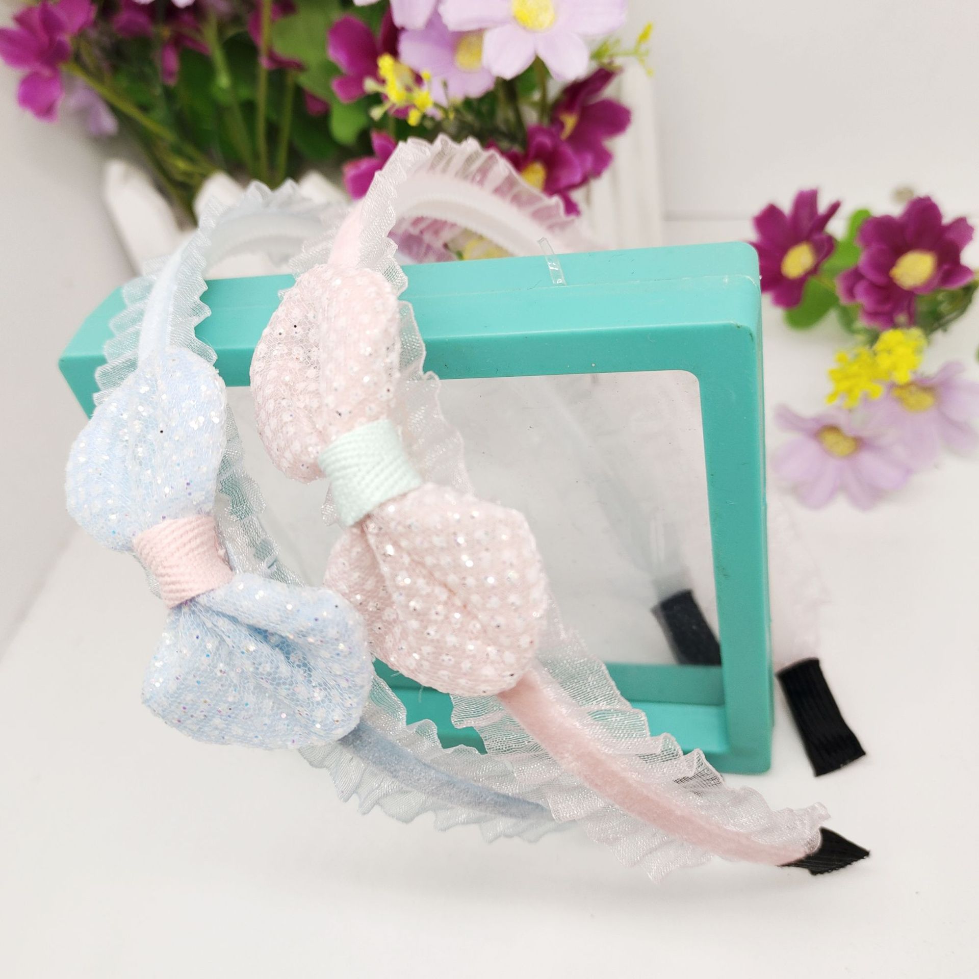 New hairband for girls, children's hair accessory, hairpin, braided hair, broken hair, little girl hairpin headwear, cute headband details Picture