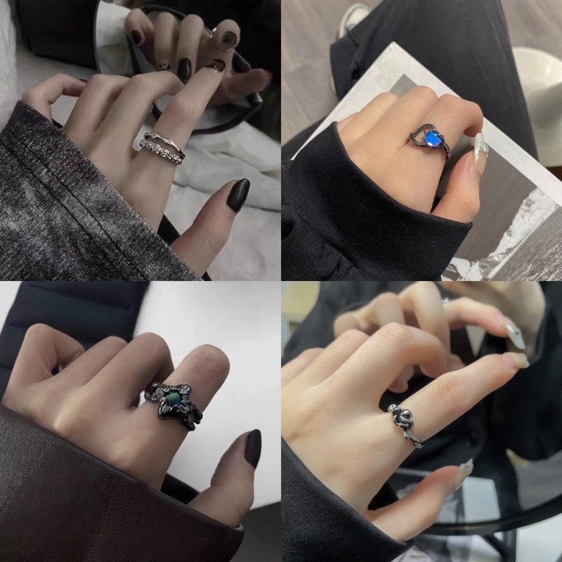 The new niche open-top ring exudes an exquisite atmosphere. It features an ins cold style, is simple and versatile, and exudes a sense of high-end sophistication. The ring is adjustable full figure