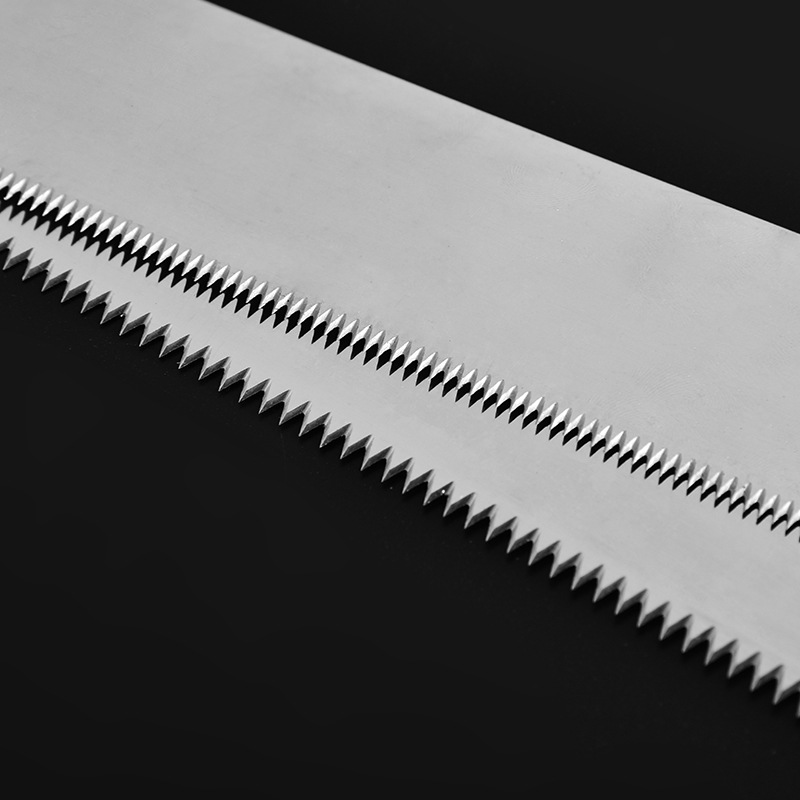 Support custom stainless steel cling film cutting blades, packaging bag serrated blades, sealing machine serrated blades Application Scenario