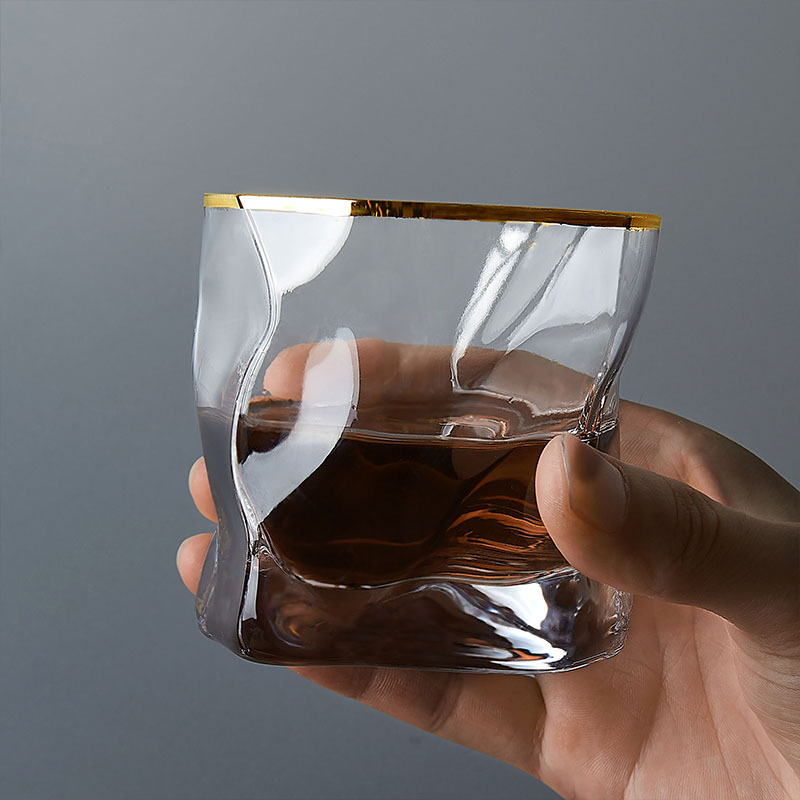 Whisky wine glasses, Western-style wine glasses, classical high-end wine sets, Japanese beer glasses, creative 6-glass glass set details Picture