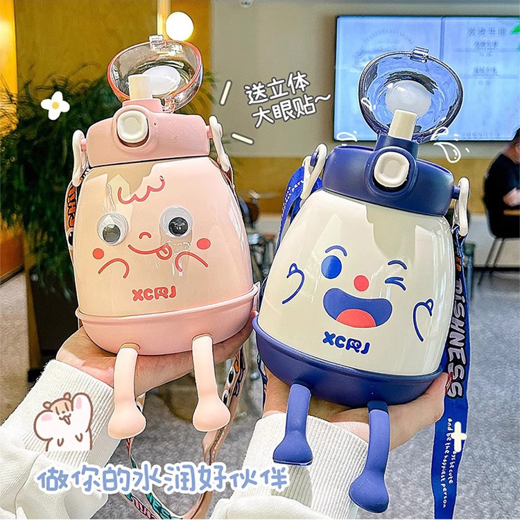 304 Insulated cup, cartoon water cup, children and students, high appearance level, large-capacity household special cup, stainless steel sealed Application Scenario