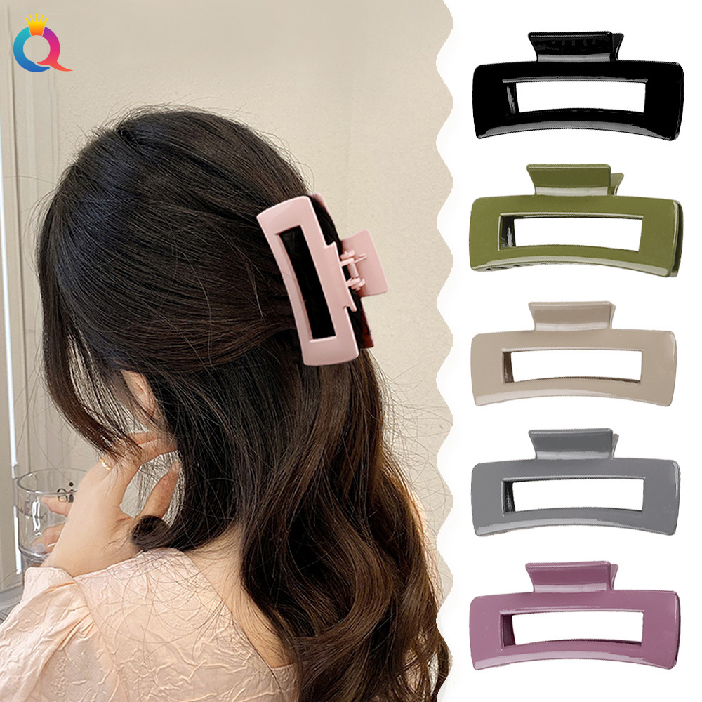 Qiyue large hair clips with a high-end feel, large volume, shark clips, back of the head clips, children's hair accessories wholesale details Picture