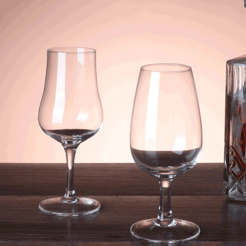 Do not wholesale household crystal glass whisky tasting cup sets or commercial high-footed aroma and tasting cup samples Specification drawing