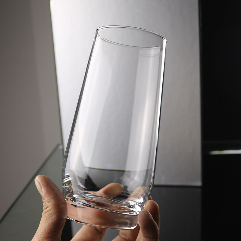 Fine tall glass cups, cold-cut green tea cups, special high-grade heat-resistant household transparent water cups for Monkey King Tea House to brew tea Application Scenario