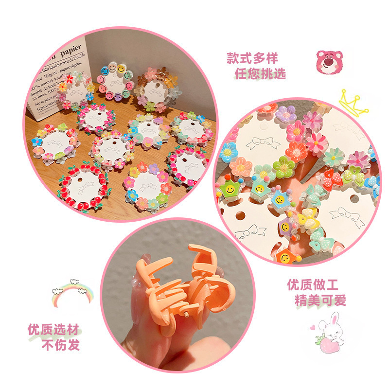 Children's bangs, hair clips, baby, small mini grab clips, girls' hair clips, cute princess hair accessories Application Scenario