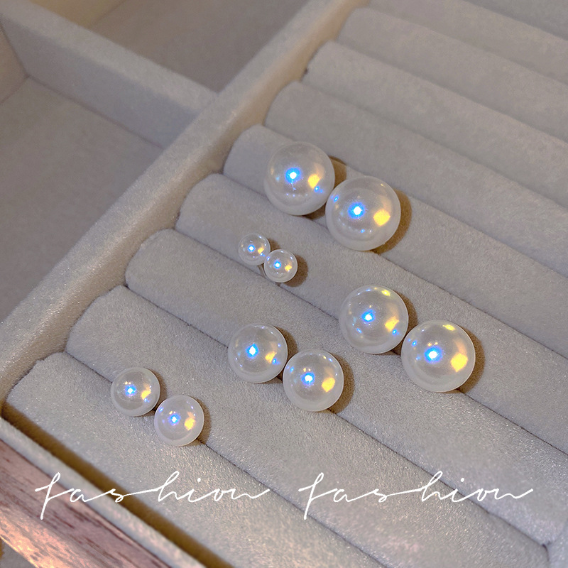 The retro pearl stud earrings of the Korean blogger fever, featuring a 925 silver needle for women, exude a sense of elegance and sophistication. They are a bestseller Specification drawing