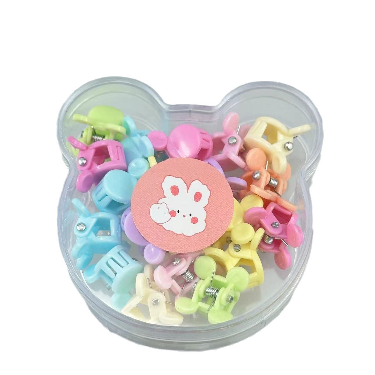 Boxed candy-colored children's small gripper, baby hair clip, cute princess hair clip for babies, a must-have new style for girls Item Picture