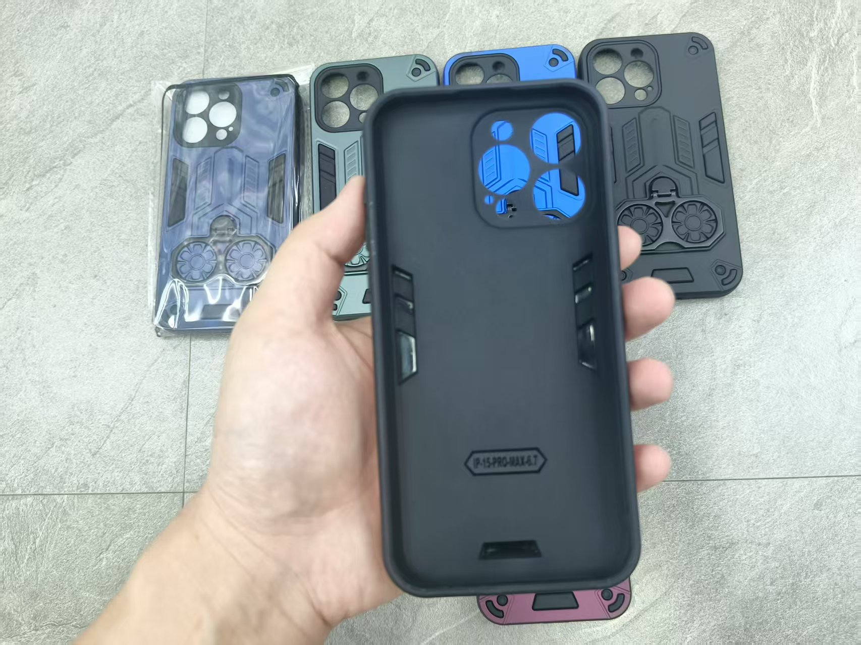 Dual-ring Skywalker 2-in-1 anti-drop phone case Specification image