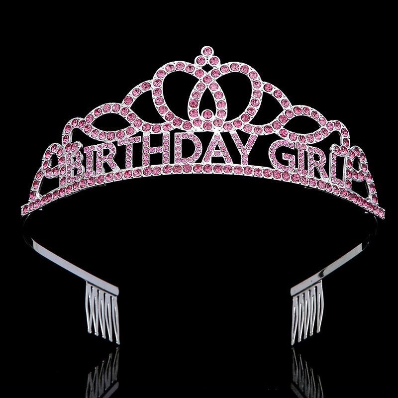 Happy birthday! Crown hair accessory, Xiaohongshu Birthday, Crown hair band, cake, crown decoration, Little princess crown full figure