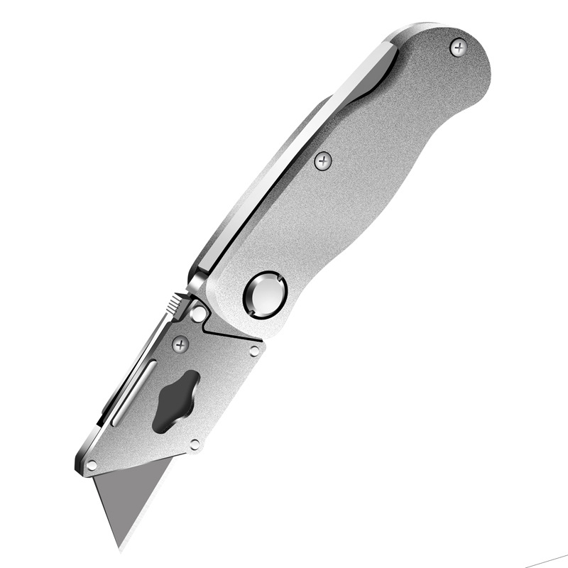 Wholesale of 18mm thickened trapezoidal blades and 9mm sharp knives from the original manufacturer for wallpaper cutting paper and aluminum alloy folding utility knives Item Picture