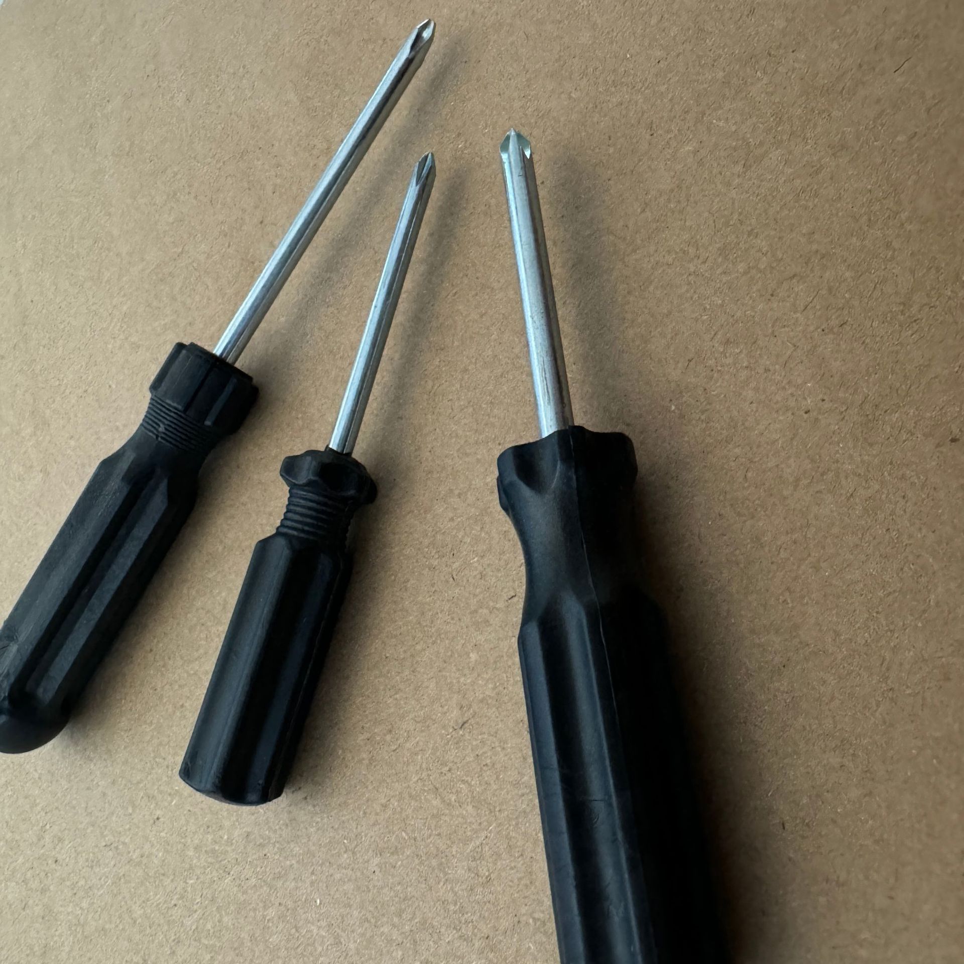 Simple manual small screwdriver, flat-head cross-head screwdriver, screwdriver cone, star-shaped screwdriver, free tools Specification drawing