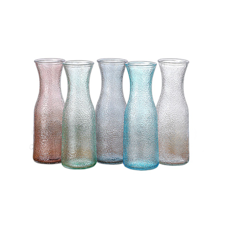 Light luxury creative flower arrangement Ins-style glass vase for living room, dining room, entrance hall, model room, home decoration, hydroponic vase Item Picture