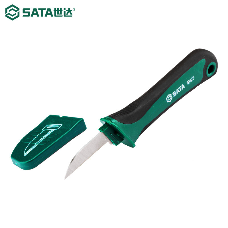 Shida Electrician knife Special cable peeling and wire stripping knife, multi-functional high-hardness peeling knife, wire and cable cutting knife full figure