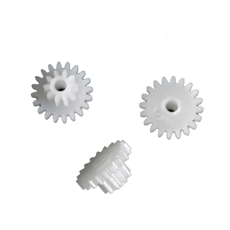 20+10 teeth plastic double-layer gear, 0.5 module, outer diameter 11mm, toy double-row double-row reduction gear 20102B Item Picture